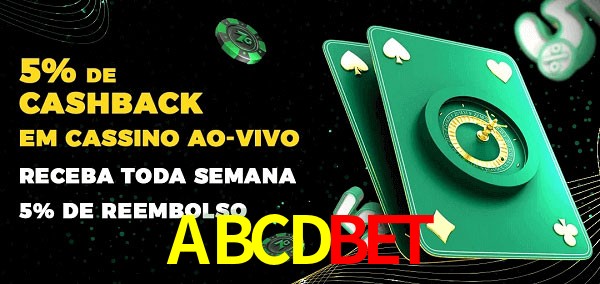 Promoções do cassino ao Vivo ABCDBET